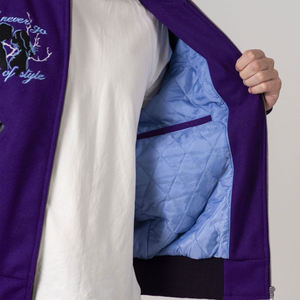 Chaqueta Universitaria Bordada para Hombre, Chaqueta Deportiva Personalizada con Letras, Chaqueta Universitaria de Béisbol con 100% Lana, Fabricante OEM - Product Image 5