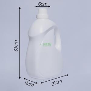 Bouteilles d'emballage de lessive en PEHD avec bouchon à vis 3,2 L pour usage chimique quotidien - Product Image 3