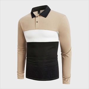 Camiseta de polo transpirable para hombre, tejido de punto duradero y suave, estilo informal para mayor comodidad y flexibilidad en cada temporada - Product Image 1