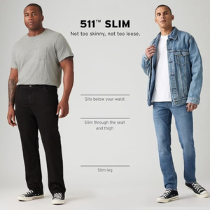 กางเกงยีนส์ทรงตรงผู้ชาย เอวกลาง ผ้ายืด สีน้ำเงินล้วน ลุคสบายๆ ทนทาน ใส่ได้ทุกวัน สำหรับฤดูหนาว ฤดูใบไม้ร่วง ฤดูใบไม้ผลิ ฤดูร้อน - Product Image 5