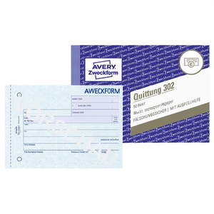 Papel para Recibos AVERY ZWECKFORM 302, Paquete de 50 Hojas, Tamaño 20, Papel para Caja Registradora - Product Image 2
