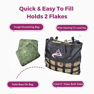 Nuevos productos para caballos, el mejor proveedor, bolsa de heno de alta resistencia 600D, bucles fuertes, resistente al agua, duradera, La mejor bolsa de heno para caballos - Product Image 4
