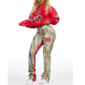 Conjunto Deportivo Cómodo para Mujer, Talla Grande, Transpirable, para Gimnasio, Correr y Fitness - Product Image 1