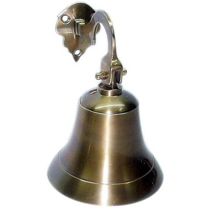 Antique Nautical Brass Hand <b>Bell</b> With Wood Handle Wall Hanging <b>Bell</b> Desktop <b>Bell</b> High Quality Home Decorative Item Top Sell - Product Image 6