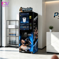 Distributeur automatique de boissons protéinées SDK en acier inoxydable avec écran tactile de 32 pouces, options de paiement multiples, fonctionnement sans contact
