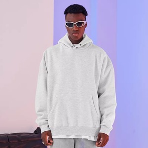 Sudadera con capucha de seda para hombre y mujer, con logotipo personalizado, liso, doble capa, forro polar, de satén, Unisex - Product Image 6