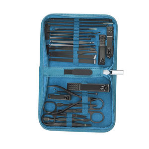Kit de manucure 7 pièces en acier inoxydable, marque privée, outils de manucure, ensemble de manucure et pédicure portable, kit de toilettage professionnel - Product Image 5