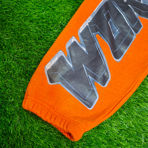 กางเกงวอร์มผ้าคอตตอนแนวสตรีทแวร์สำหรับผู้ชายกางเกงขาบานแบบเรียงซ้อนพิมพ์ลาย3D แบบกำหนดเองสไตล์จ็อกเกอร์ - Product Image 2