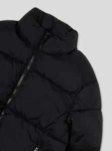 ODM High Quality Premium Men's Quilted Bubble Jacket Custom Stand Collar Puffer Bomber Coat Made <b>Zip</b> <b>Up</b> Stand Collar Men Jackets - Product Image 4