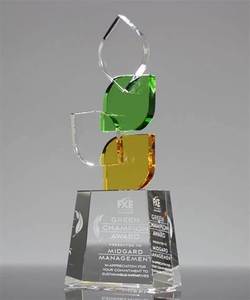 ถ้วยรางวัลอะคริลิครีไซเคิลได้ทนทานพิมพ์สีแบบกำหนดเองพร้อมการพิมพ์ออฟเซตสำหรับกิจกรรมองค์กรและการรู้จำกีฬา - Product Image 4