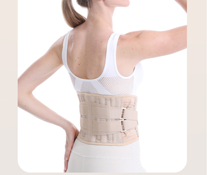 เข็มขัดพยุงหลังแบบปรับได้ทางการแพทย์ สำหรับการจัดกระดูกสันหลังให้ตรง ช่วยพยุงหลังส่วนเอว บรรเทาอาการปวดหลังจากการเคล็ดขัดยอกของกล้ามเนื้อหลังส่วนเอว - Product Image 4