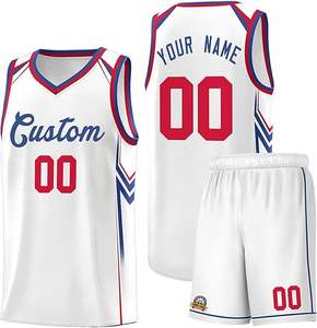 Maillot de basket-ball professionnel personnalisé, ensemble d'uniformes, vêtements imprimés pour hommes, créez votre propre maillot de basket-ball - Product Image 2