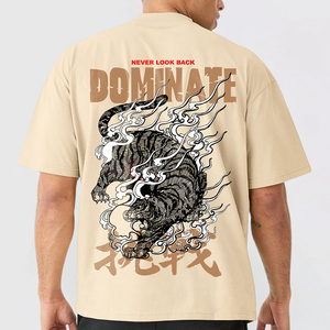 Venta al por mayor Unisex Camiseta de gran tamaño 100% algodón Hombres Gráfico Impresión digital Verano Streetwear Camiseta Fabricante - Product Image 3