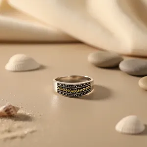 ART PALACE Bague Géométrique Vintage en Argent 925 et Marcassite, Plaqué Rhodium, Sertissage Canal, Unisexe, Usage Quotidien, Élégance du Rajasthan - Product Image 3