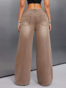 Pantalones Deportivos de Cintura Alta para Mujer, Corte Regular, Impermeables, Transpirables, con Múltiples Bolsillos, Estilo Holgado, para Actividades al Aire Libre - Product Image 3