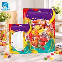 Op maat bedrukte staande zipzakken, food grade flexibele verpakking voor snacks, snoep, koekjes, noten en gedroogd fruit