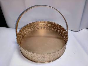 Cesta de Metal de la mejor calidad en diferentes formas para boda, bandeja de embalaje, regalo, bandeja decorativa - Product Image 6