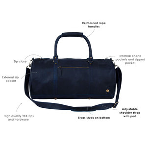 La mejor calidad, personalizado con su propio logotipo, el mejor Material, bolsas de lona de cuero, cuero de etiqueta privada a bajo precio, bolsa de lona - Product Image 6