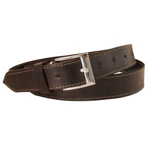 Ceinture en cuir véritable de qualité supérieure pour hommes en cuir de vache véritable avec alliage pour boucle chaîne de taille de mode - Product Image 5