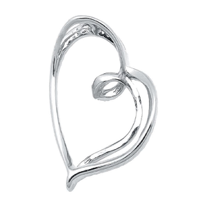 จี้หัวใจกลวงหรูหราพร้อมเพชรโมอิสเงินเครื่องประดับสำหรับผู้หญิงของขวัญสร้อยคอ - Product Image 4