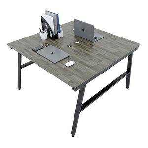 โต๊ะทำงานแบบ 2 ชิ้น รุ่นใหม่ ขนาด 120x120 ซม. ขาเหล็ก สำหรับใช้ในสำนักงานและห้องนอน - Product Image 1