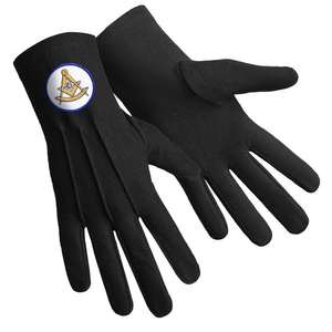 Gants maçonniques pour l'église gants maçonniques gants maçonniques 100% coton matériaux doux et beaux matériaux durables - Product Image 4