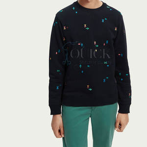 Sudadera de invierno con diamantes de imitación para mujer, Material de poliéster/algodón, manga larga, logotipo frontal, diseño personalizable de alta calidad - Product Image 5