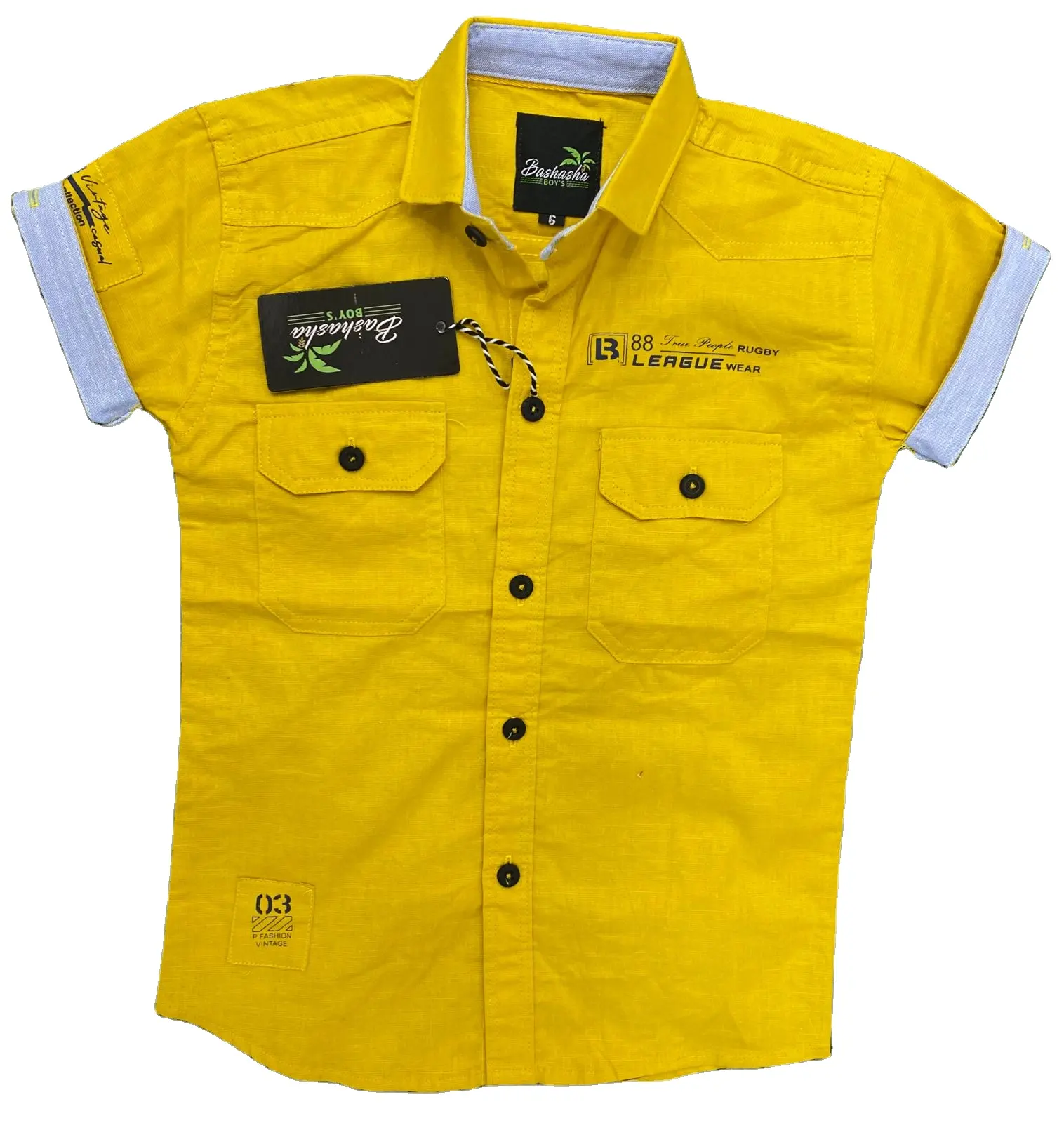 New Arrival 100% Cotton Men's Fashion Shirt Top Selling Men's Wear Casual Half Sleeve Shirt / Cotton Shirt Export