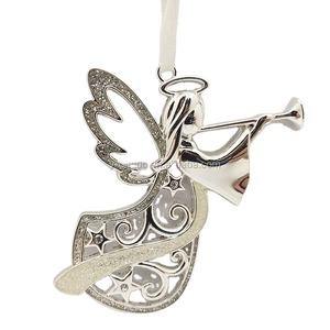 Árbol de Navidad colgante Ángel adornos Metal vacaciones figuritas decorativas lujo festivo fiesta en casa regalos de temporada - Product Image 2