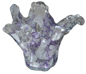 Décoration d'intérieur de luxe Tammaro Home Radice Lilac en verre de Murano, design artisanal italien haut de gamme - Product Image 3