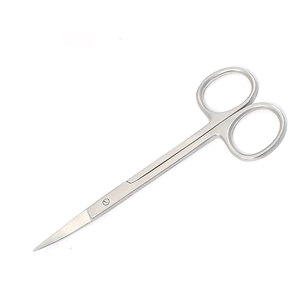 กรรไกรผ่าตัดทางการแพทย์แบบทื่อกรรไกรแต่งแผลสเตนเลส CE แบบโค้งตรงจากเยอรมนี - Product Image 3