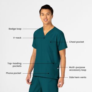 En gros Léger Scrubs Uniformes Ensembles Coton Polyester Pantalon De Jogging Médical Hôpital Médecins Infirmières Scrub Costumes 2025 - Product Image 5