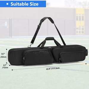 Bolsa de Hockey de Campo Impermeable de Gran Capacidad Personalizada para Exteriores con Fundas para Palos, Bolsillo Ventilado para Zapatos y Espacio para Accesorios de Poliéster - Product Image 6