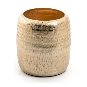 <b>Unique</b> Style Dinner Tabletop Decorative Gold Plated Metal Flower Pots Vessels for Home Garden Tabletop Flower <b>Vases</b> - Product Image 2