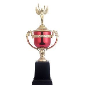 Trofeo de metal de calidad premium de aspecto creativo utilizado en premios de liderazgo y reconocimientos de servicio comunitario - Product Image 2