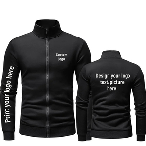Sudaderas con capucha de hombre con logotipo personalizado y cremallera, Sudadera con capucha de manga larga, Sudadera con capucha de hombre de alta calidad al por mayor - Product Image 1