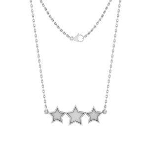 San Valentín 925 forma de estrella de plata Collet Cup en blanco Semi montaje encanto colgante collar ajuste resina y cenizas trabajo Joyería hallazgos - Product Image 1