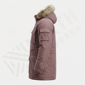 Nouvelle veste parka classique à capuche pour homme confortable 2025, parka personnalisable de qualité supérieure - Product Image 3