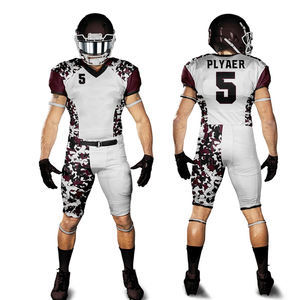 Ensembles d'uniformes de football américain grande taille respirants avec logo personnalisé-100% polyester de haute qualité Tailles pour adultes - Product Image 4