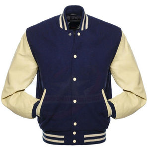 Veste universitaire OEM personnalisée, vêtements de club universitaire fabriqués en usine, fournisseur de vêtements de sport chauds en tissu doux de style baseball. - Product Image 4