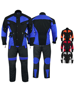 Traje de Motociclismo Personalizado para Hombre, de Primera Calidad, 280g, 100% Poliéster, Manga Larga, Transpirable, con Tecnología de Detección de Agujas, Color Sólido - Product Image 1