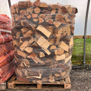 Premium Red Kiln-Dried Hardwood Fire Logs for Wood Burners Stoves Fireplaces & Home Fires-Long Burning 9999 BTU Portable - Product Image 1