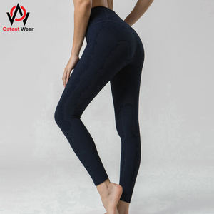 Women's High Waist Breathable Gym <b>Leggings</b> Seamless Yoga Pants for Fitness Sports & Running Wholesale Mid Waist Workout Wear - Product Image 3