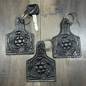 Nouveauté 2025, vente en gros de porte-clés en cuir de vachette artisanal, porte-clés personnalisés à la mode, breloques pour cadeaux et promotion - Product Image 1