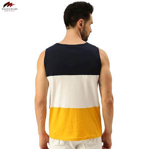 Camisetas sin Mangas Transpirables de Algodón 100% para Hombre, Tallas Grandes, Estilo Casual, Diseño OEM, Ropa Deportiva de Punto, Más Vendidas - Product Image 2
