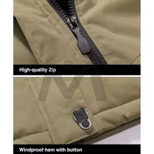 Nouvelle veste Softshell Design personnalisé vêtements de travail d'hiver pour hommes coupe-vent imperméable doublé polaire fermeture éclair veste Soft Shell - Product Image 5