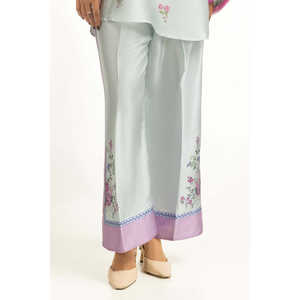 Conjunto de 3 Piezas de Seda Charmeuse Satinada Estampada IUSTKSD-1460 - Product Image 2