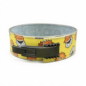 Adjustable Anime Lever <b>Powerlifting</b> <b>Belt</b> 13mm Back Support Soft Leather Training <b>Belt</b> with Cartoon Print - Product Image 3