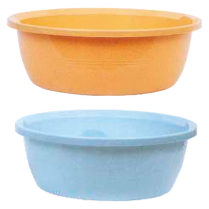 Durable Round PP Eco-Friendly Recycled Modern Washing Tub Utility Basin for Clothes Cleaning Food <b>Storage</b> and Household Use - Product Image 3