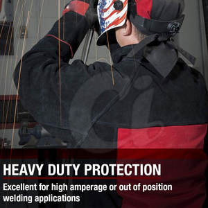 2025 nouvelle veste de soudage avec logo personnalisé avec col montant en cuir de peau de vache respirant pour le printemps en gros disponible - Product Image 6